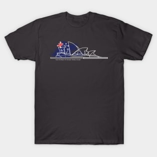 Opera House Sydney Australia City Landmark T-Shirt